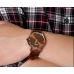 Vyriškas rankinis laikrodis su odine apyranke