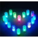 Romantiškos mirgančios LED žvakutės